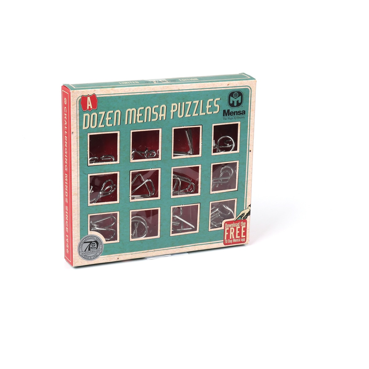 Imagem 0 de Quebra Cabeças Mensa Coleção de Doze Clássicos Puzzles de Metal