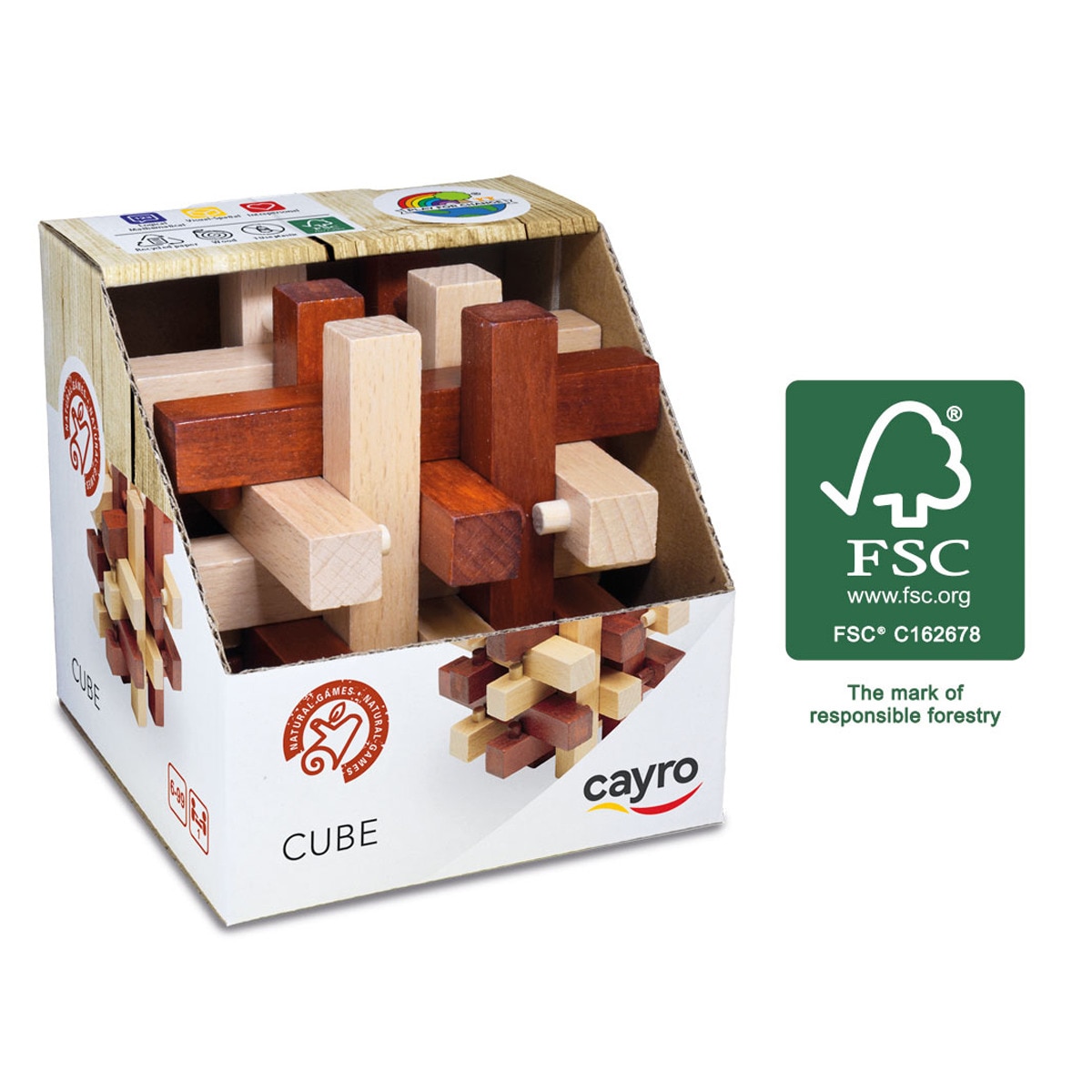 Imagem 0 de Cubo Cayro Rompecabezas Madera