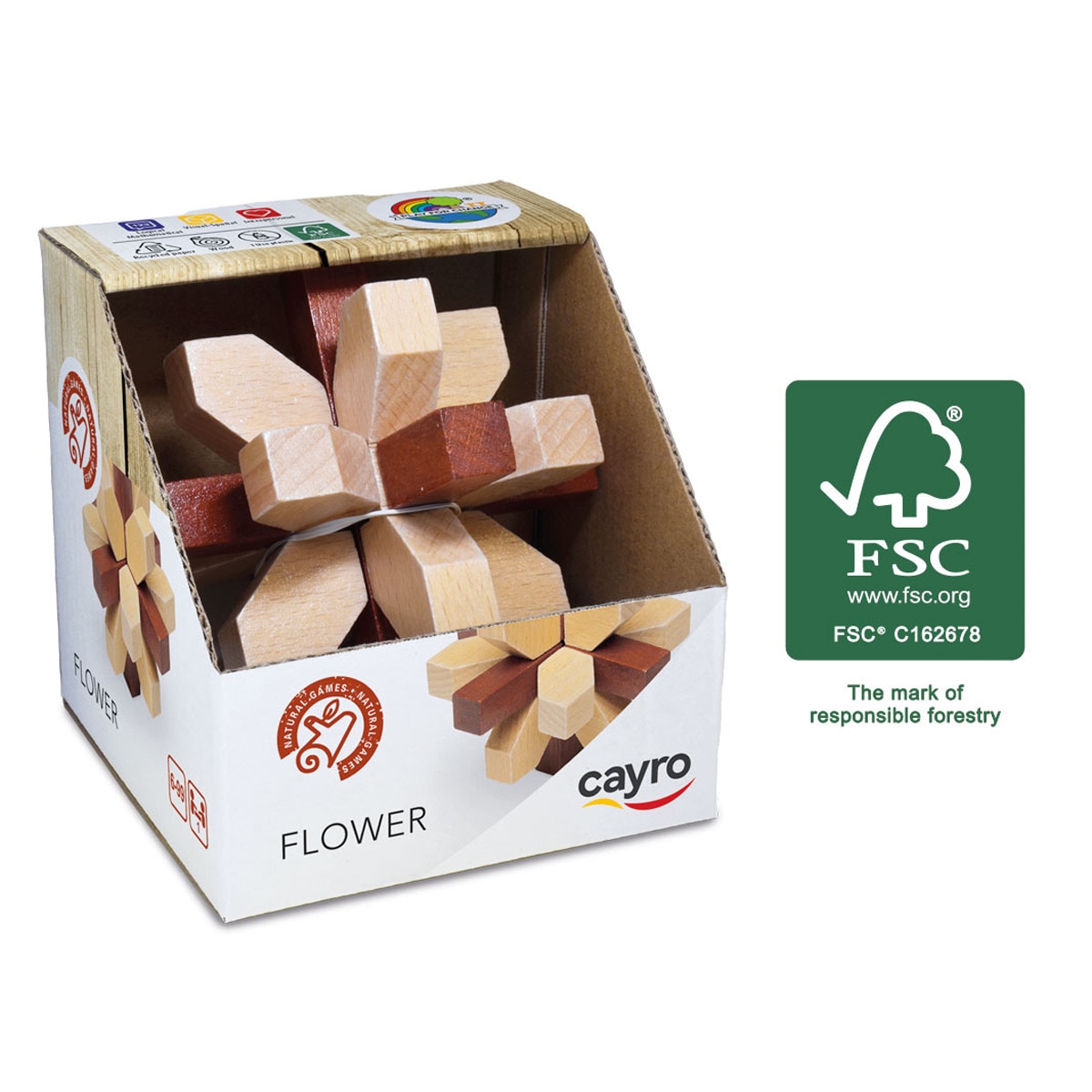Imagem 0 de Flor Cayro Rompecabezas Madera