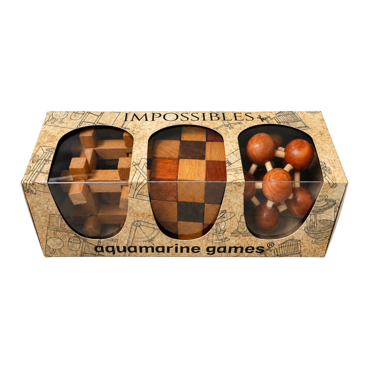 Imagem 0 de Pack 3 Puzzles Aquamarine Games de Madeira