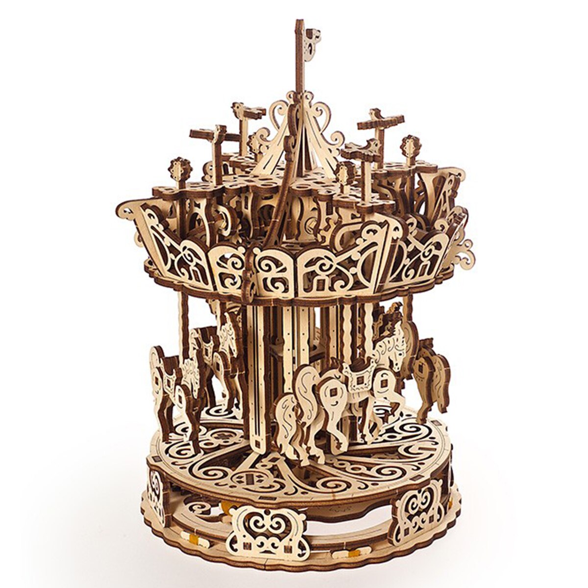 Maquete Carrossel Ugears 3