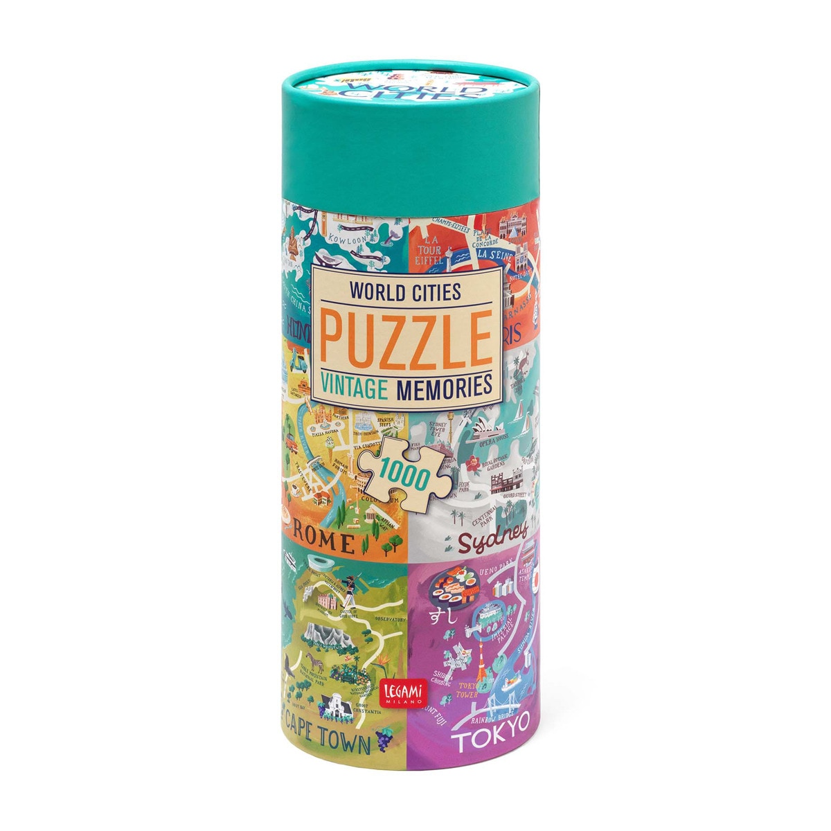 Imagem 0 de Puzzle 1000 Peças Legami World Cities