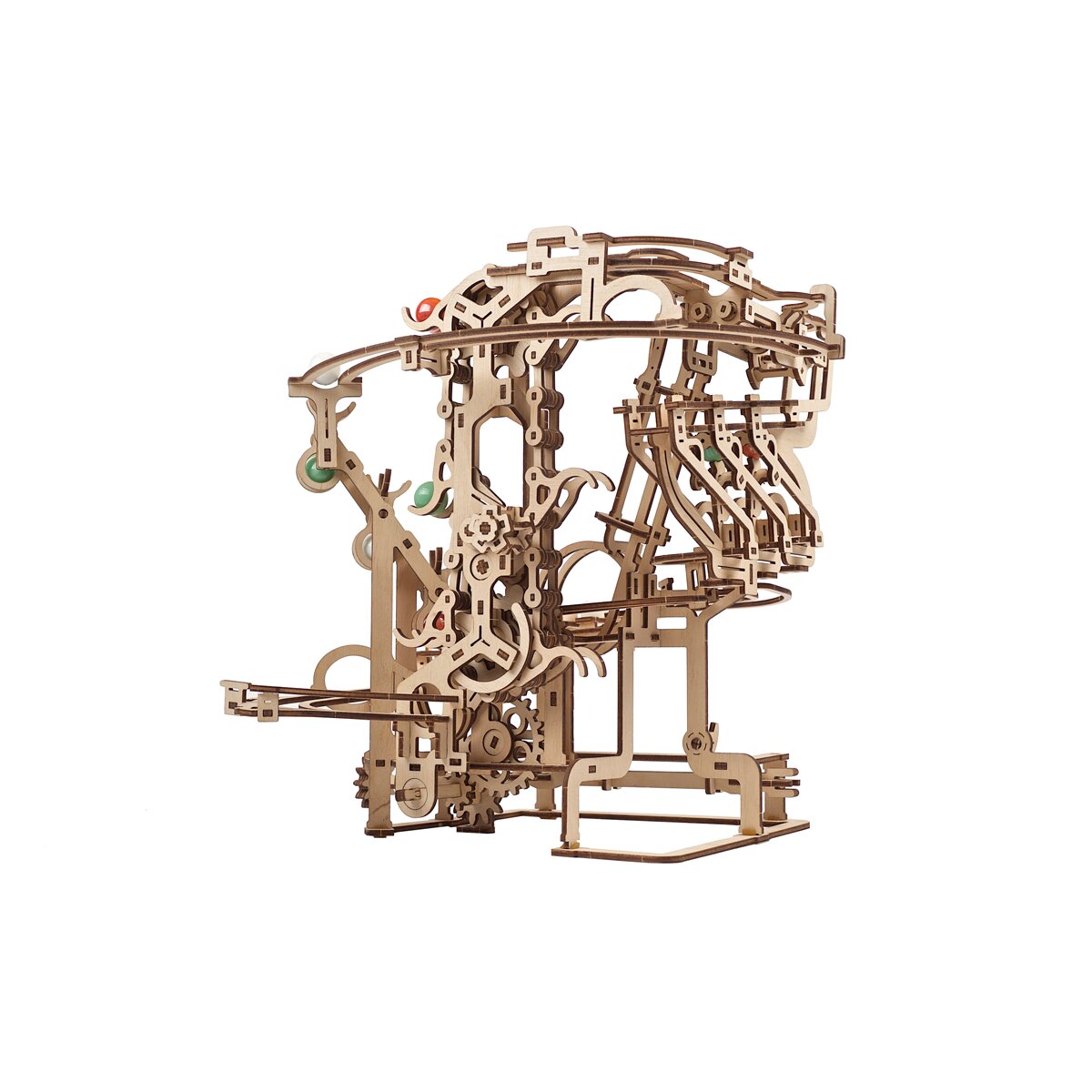 Maquete Ugears Model Marbel Run Chain 2