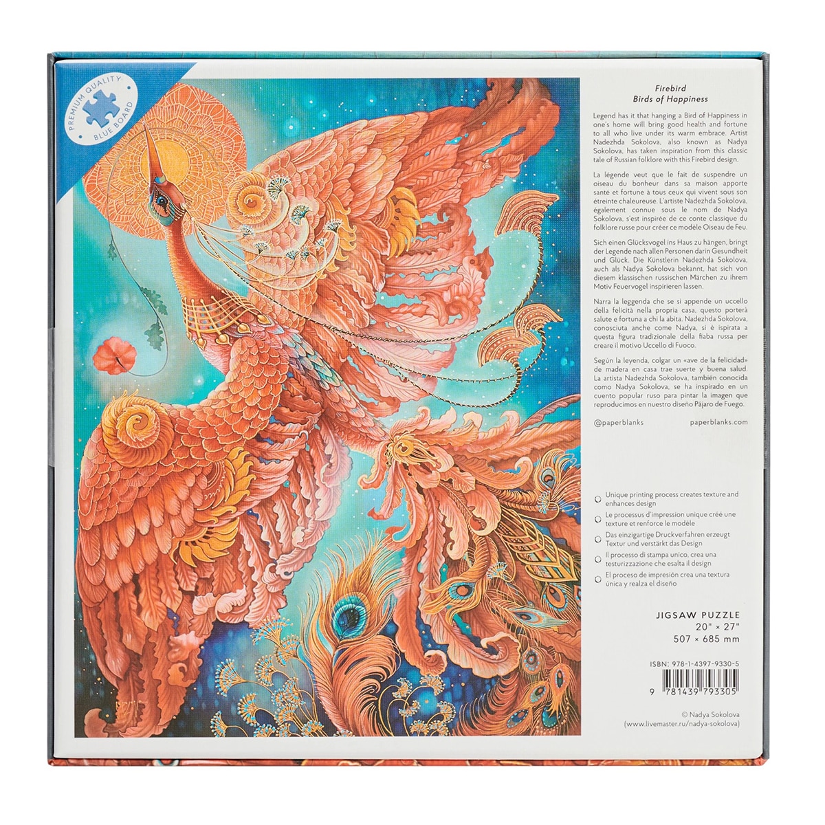 Puzle Paperblanks pájaro de fuego de 1.000 piezas 3