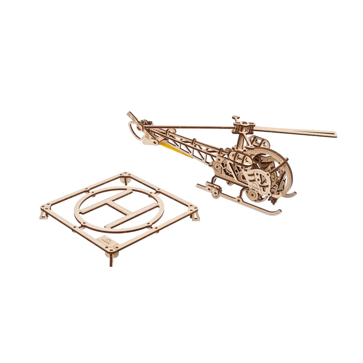 Maqueta Ugears Mini helicopter. 2