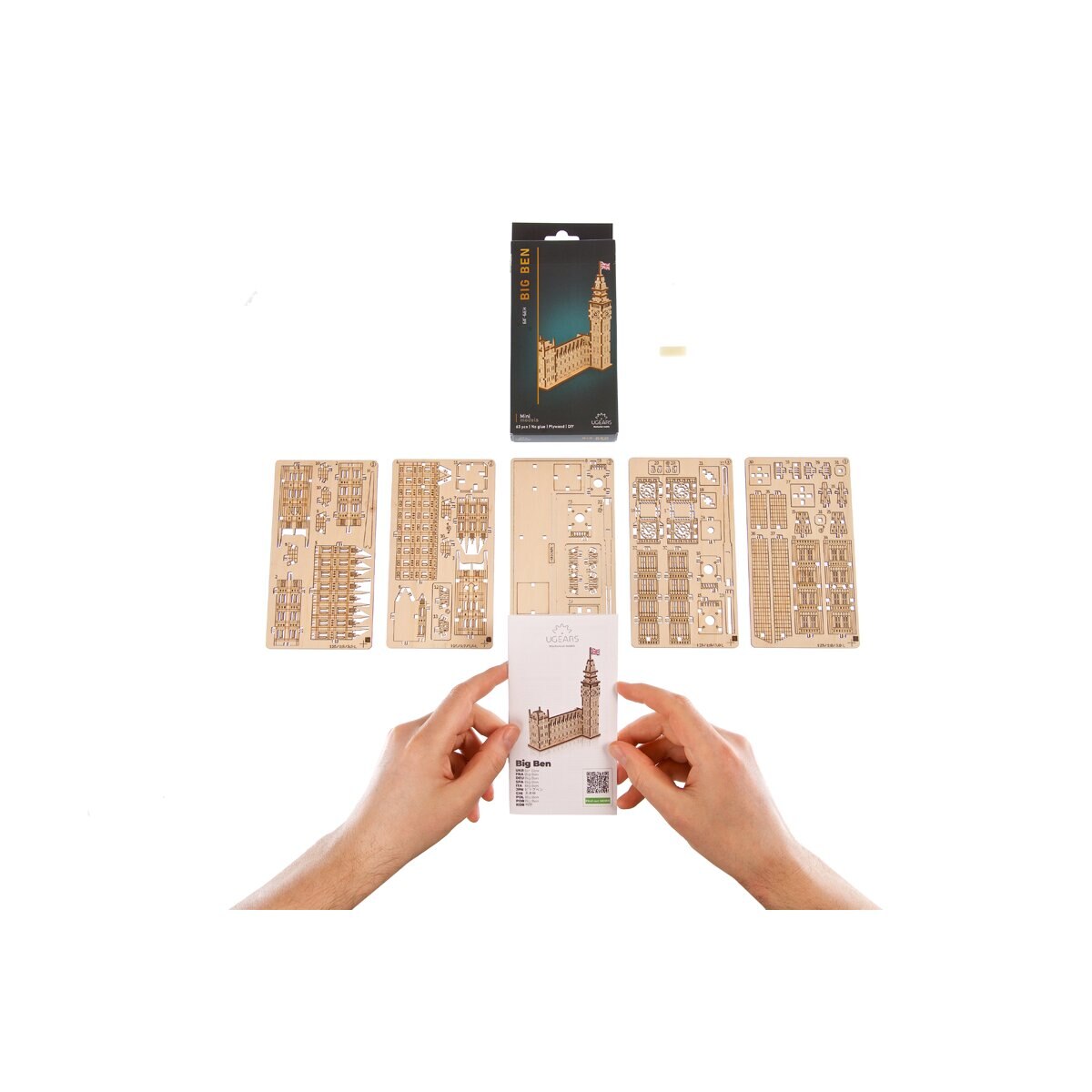 Modelo Ugears Big Ben. 3