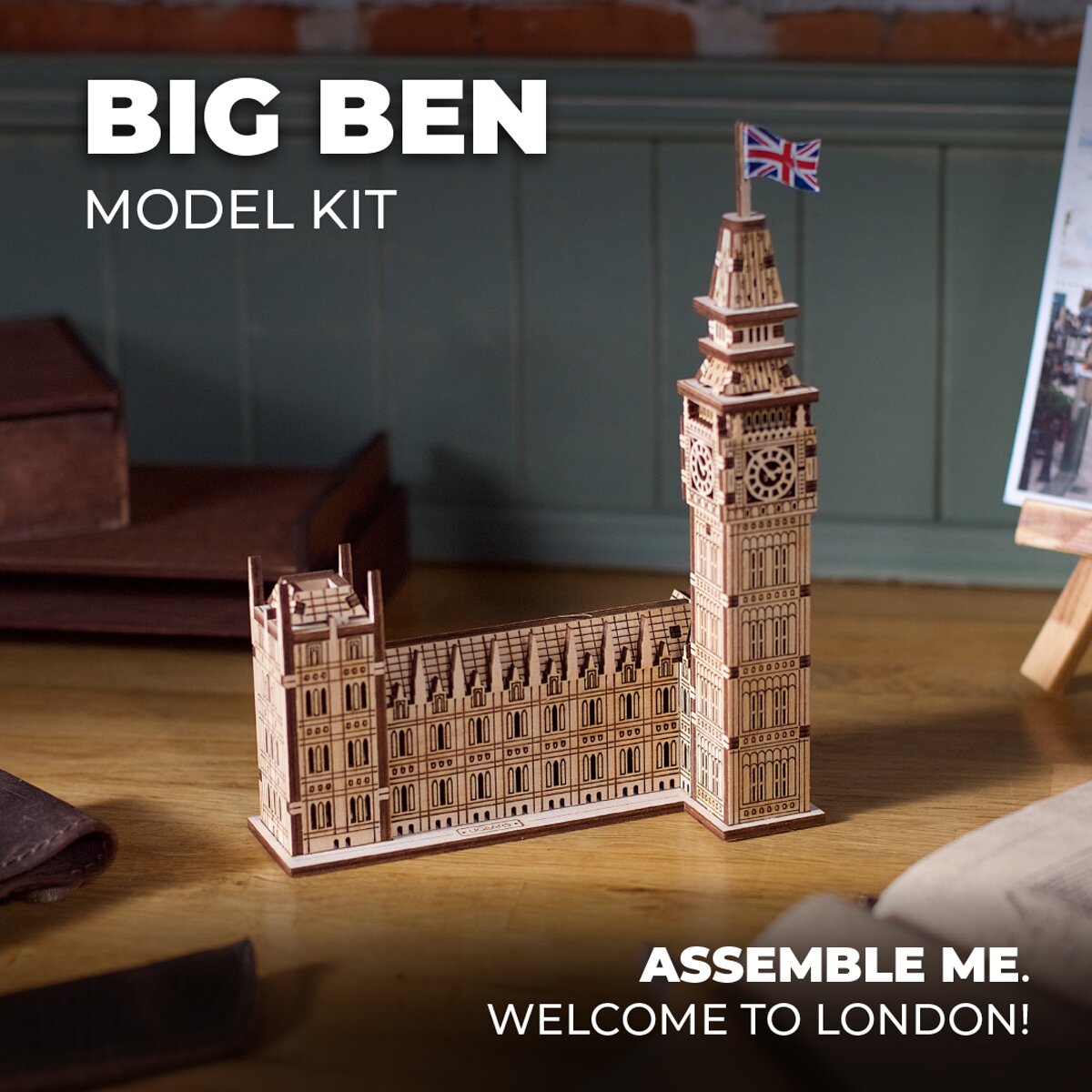 Modelo Ugears Big Ben. 4
