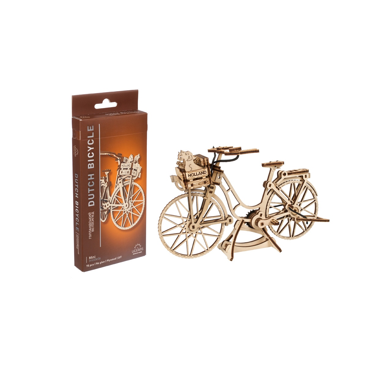 Modelo de bicicleta holandesa Ugears. 1