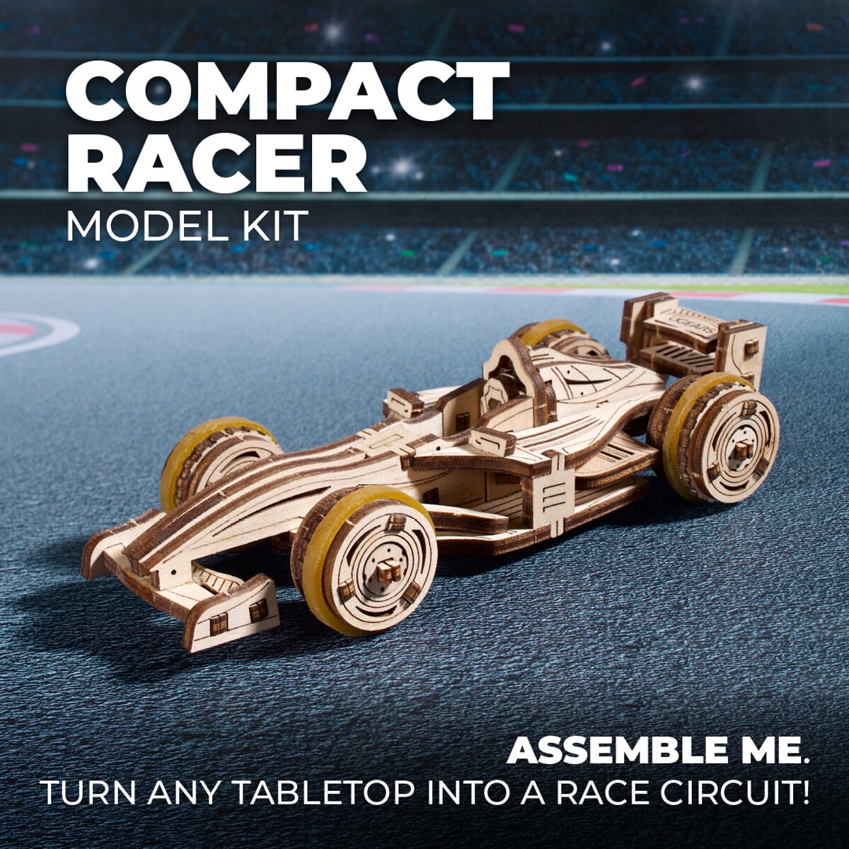 Modelo de carro de corrida Ugears 4
