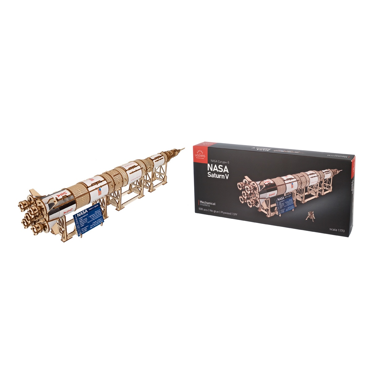 Imagem 0 de Modelo do Saturno V da NASA Ugears.