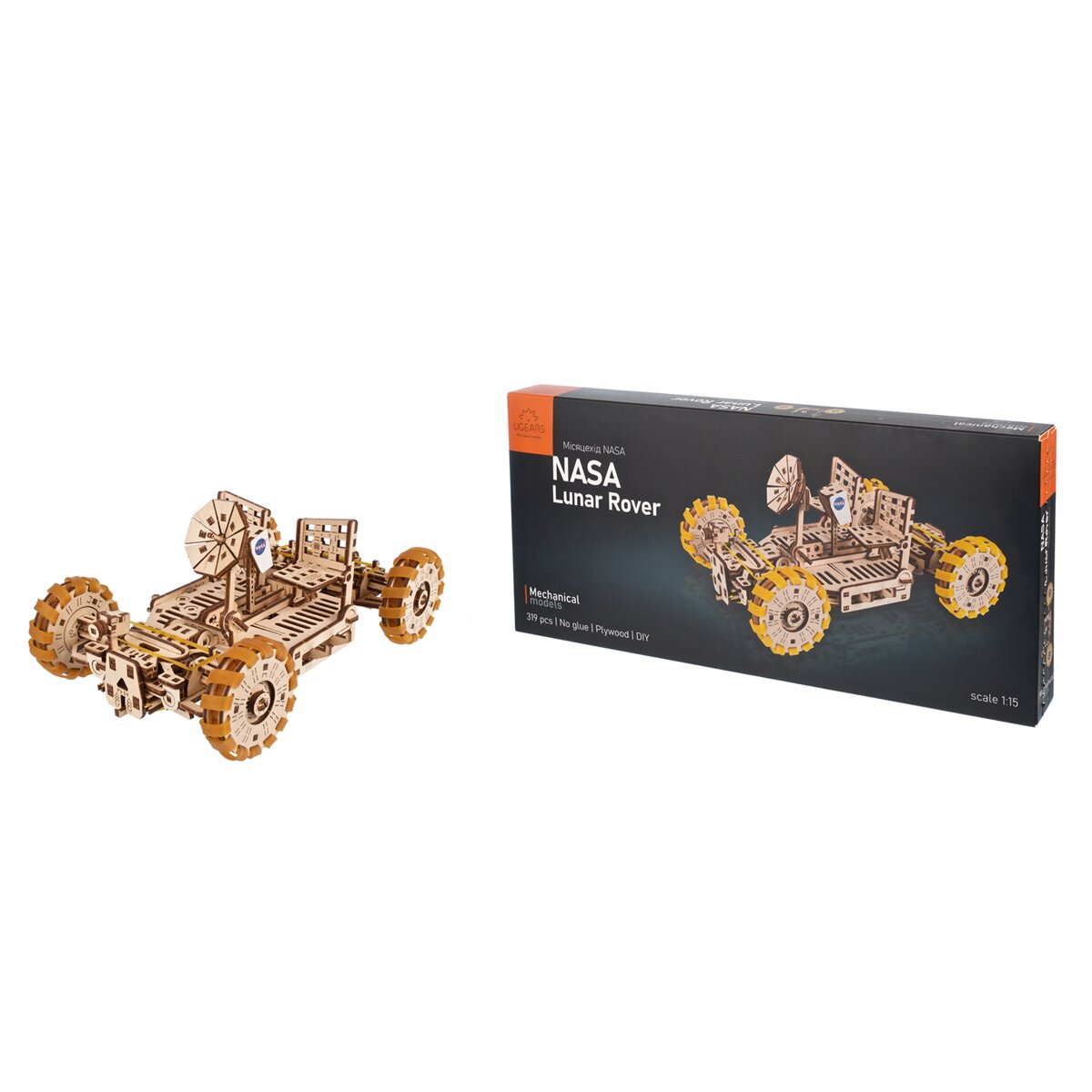 Modelo do veículo Lunar Rover da NASA Ugears 1