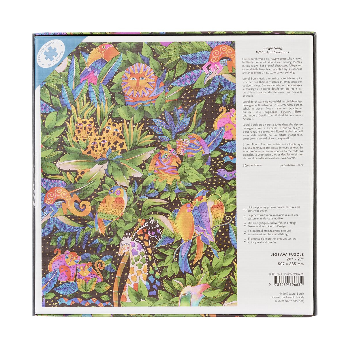 Puzzle de 1.000 peças Canción de la Jungla Paperblanks 4