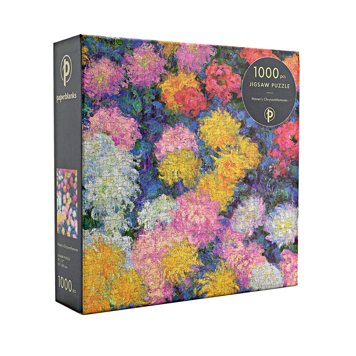 Puzzle de 1.000 peças Crisantemos de Monet Paperblanks 1