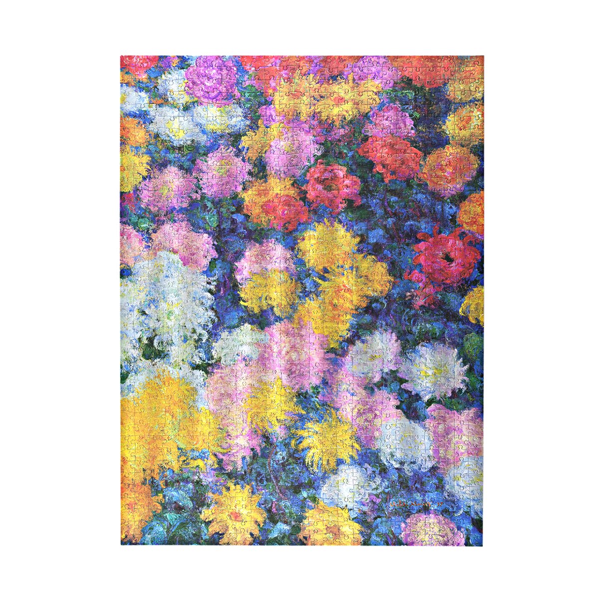 Puzzle de 1.000 peças Crisantemos de Monet Paperblanks 3