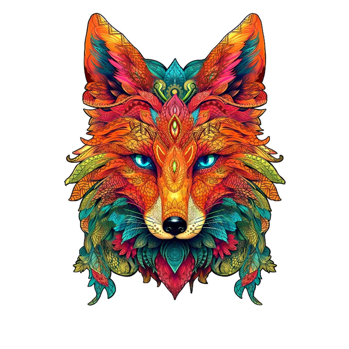 Imagem 0 de Puzzle de Madeira The Fox