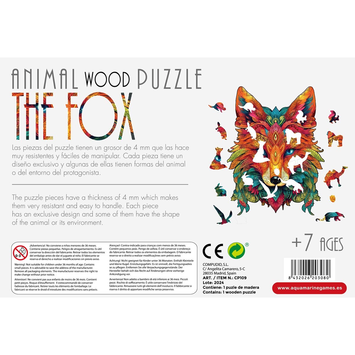 Puzzle de Madeira The Fox 4