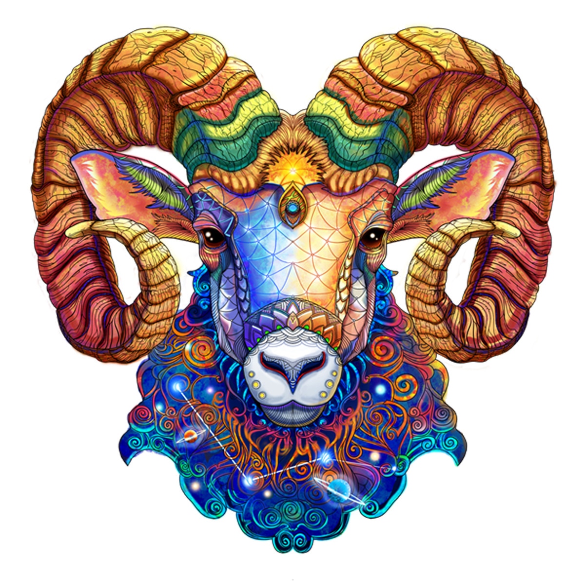 Aquamarine Games - Puzzle de madera Aquamarine Games The Aries.