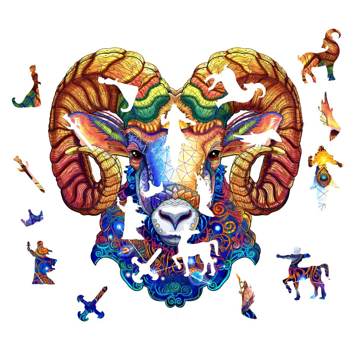 Puzzle de madera Aquamarine Games The Aries 2