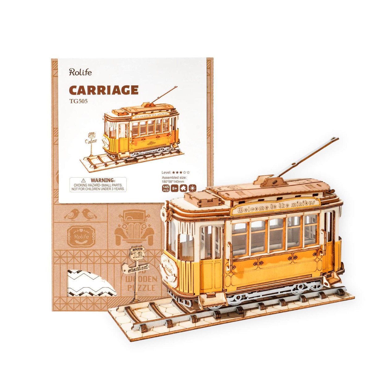 Maquete de Madeira Rolife Tramcar 1