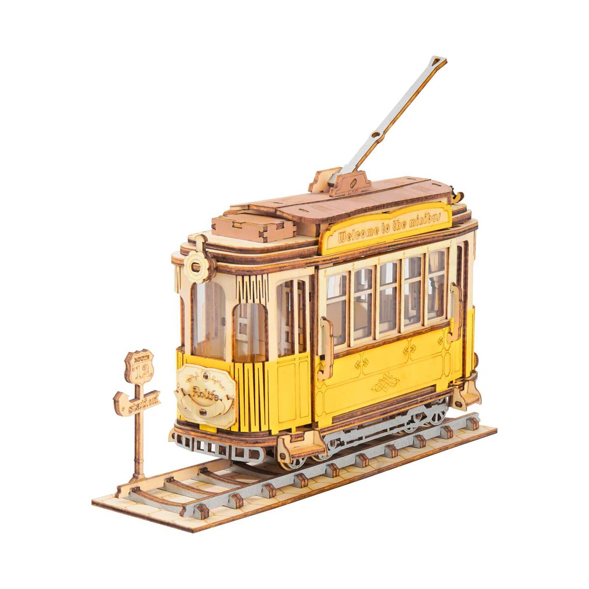 Maquete de Madeira Rolife Tramcar 3