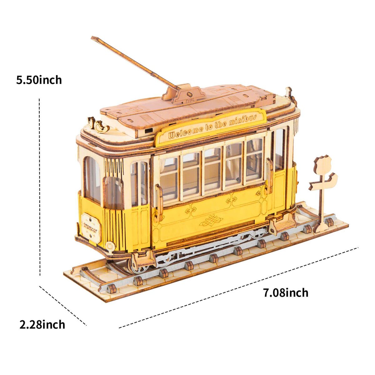 Maquete de Madeira Rolife Tramcar 7