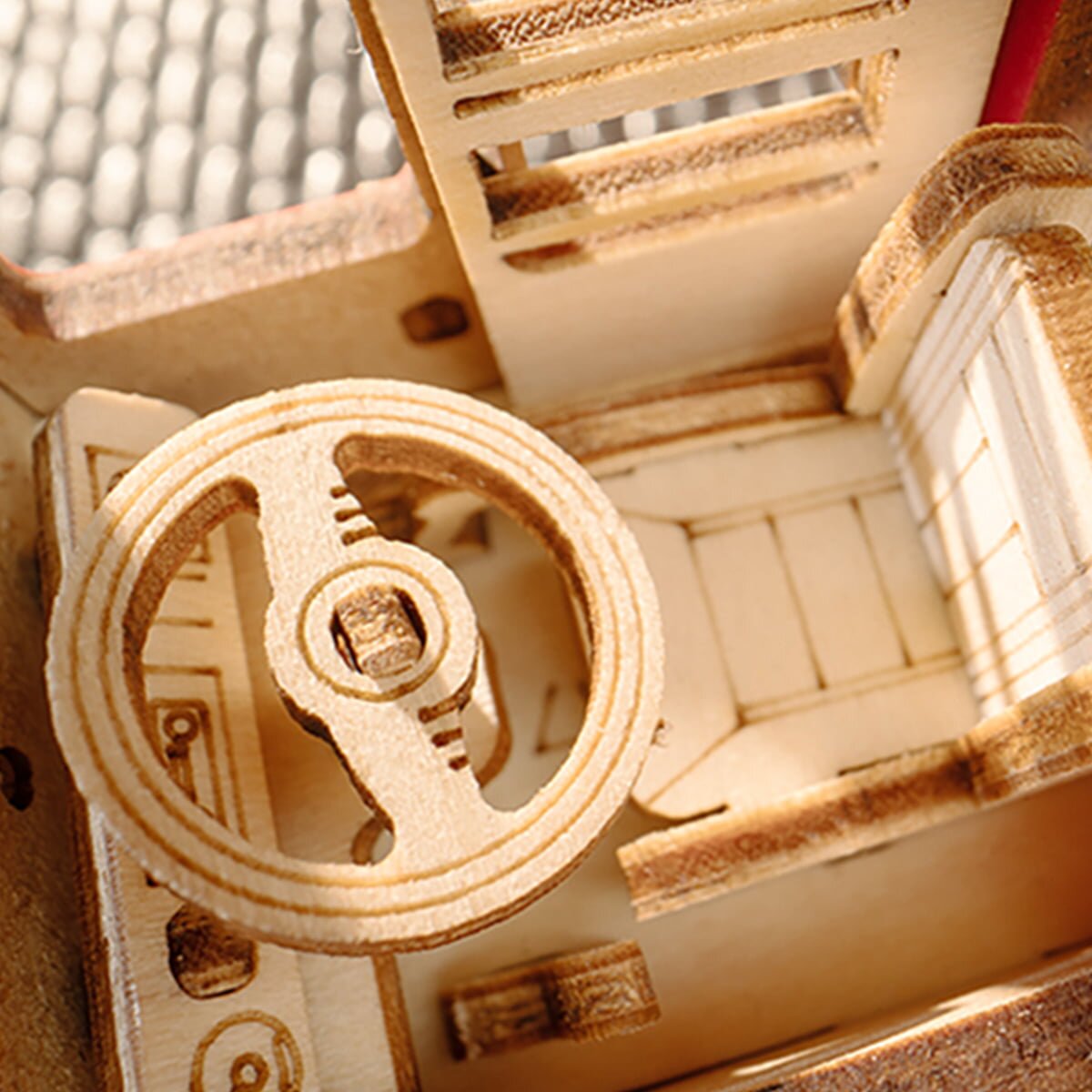 Maquete de Madeira Rolife London Tour Bus 5