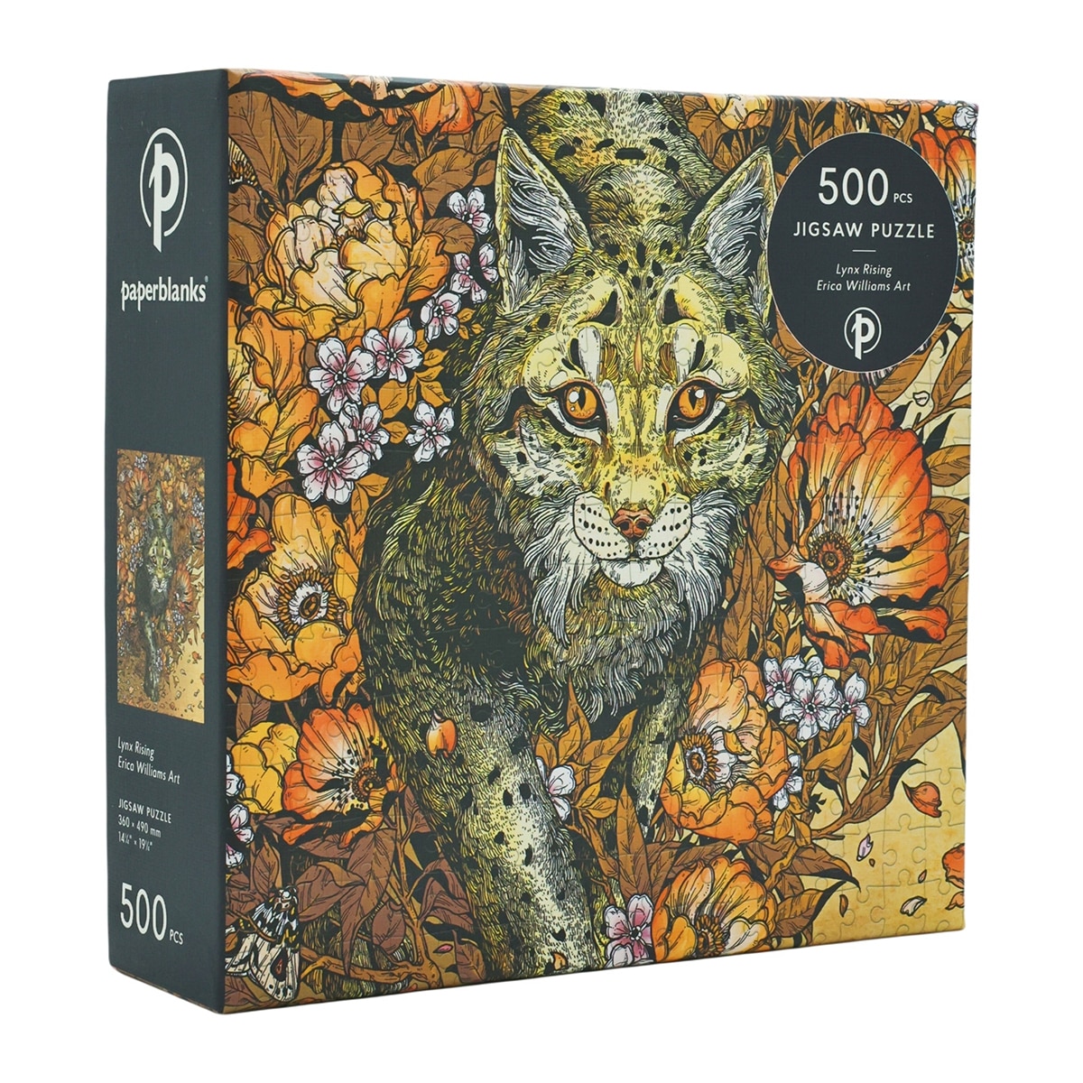 Puzzle Olhar de Lynx 500 Peças 1