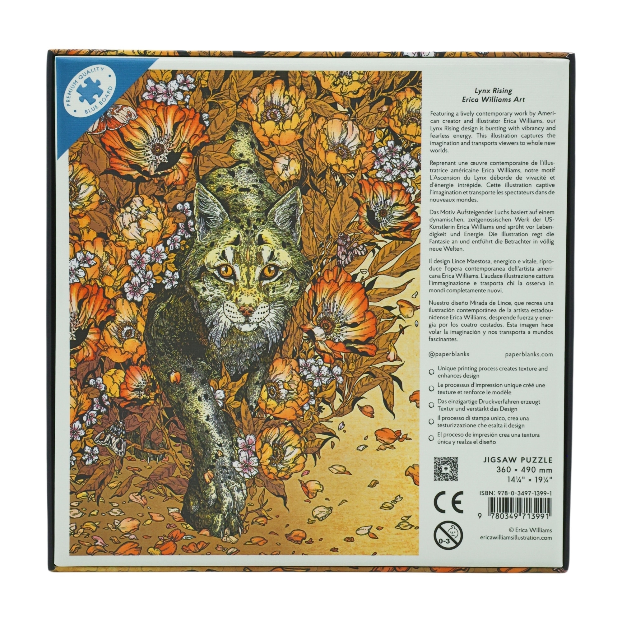 Puzzle Olhar de Lynx 500 Peças 2