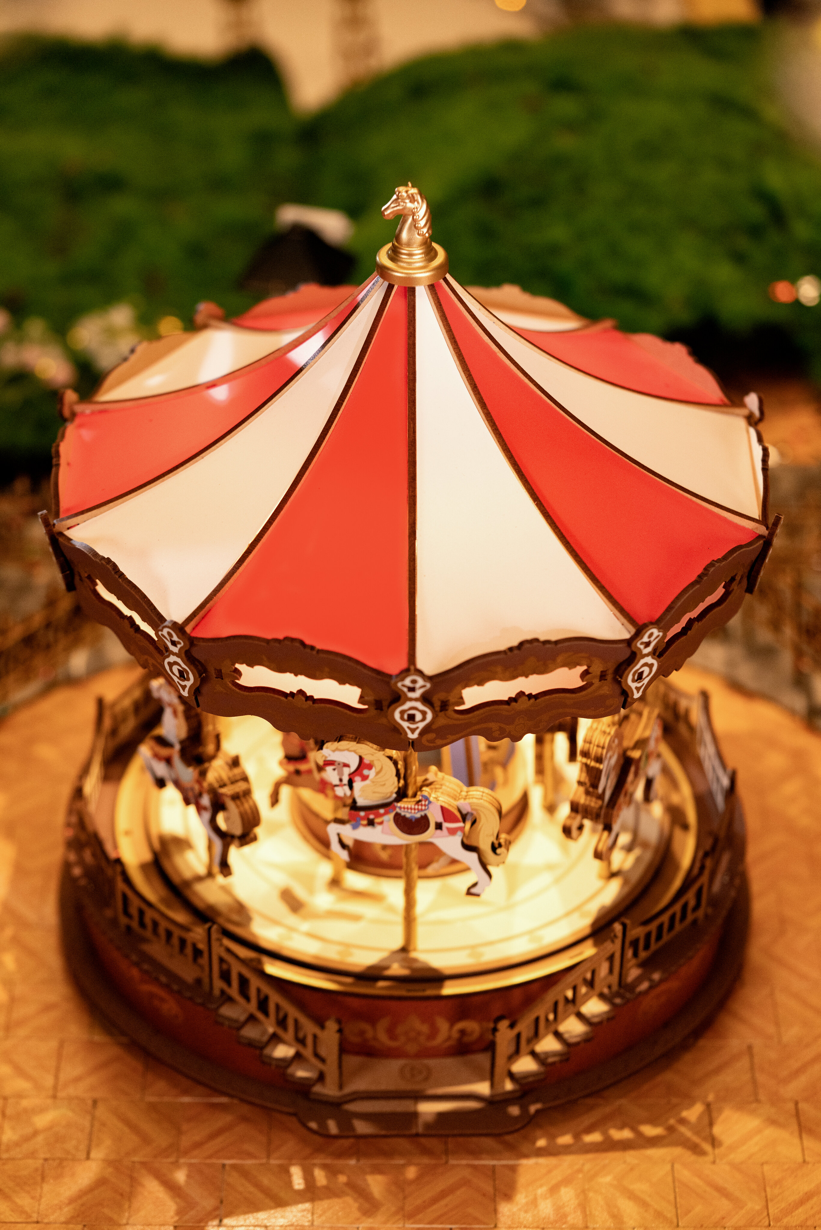 Maquete de Madera Classic Carousel 6