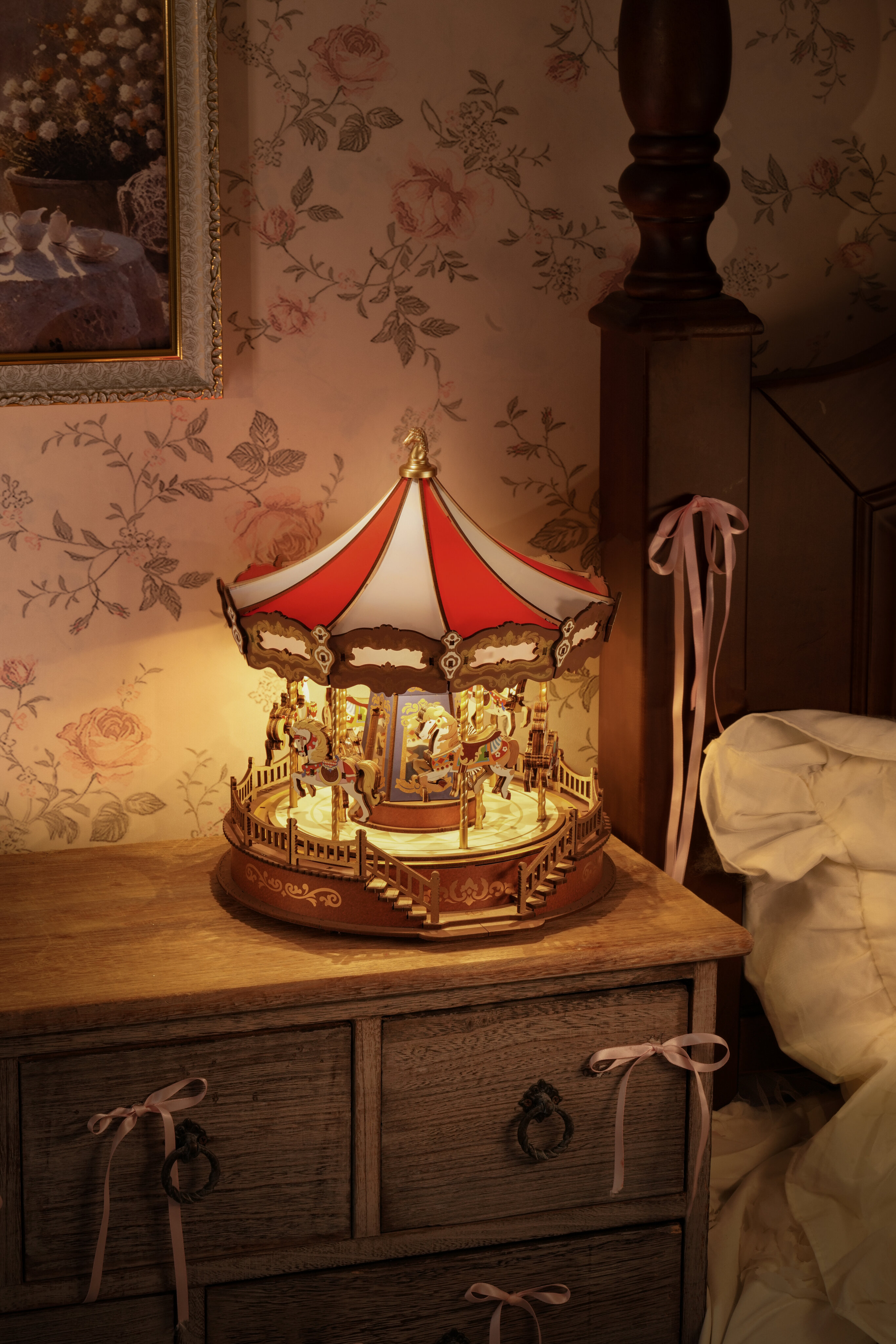 Maquete de Madera Classic Carousel 9