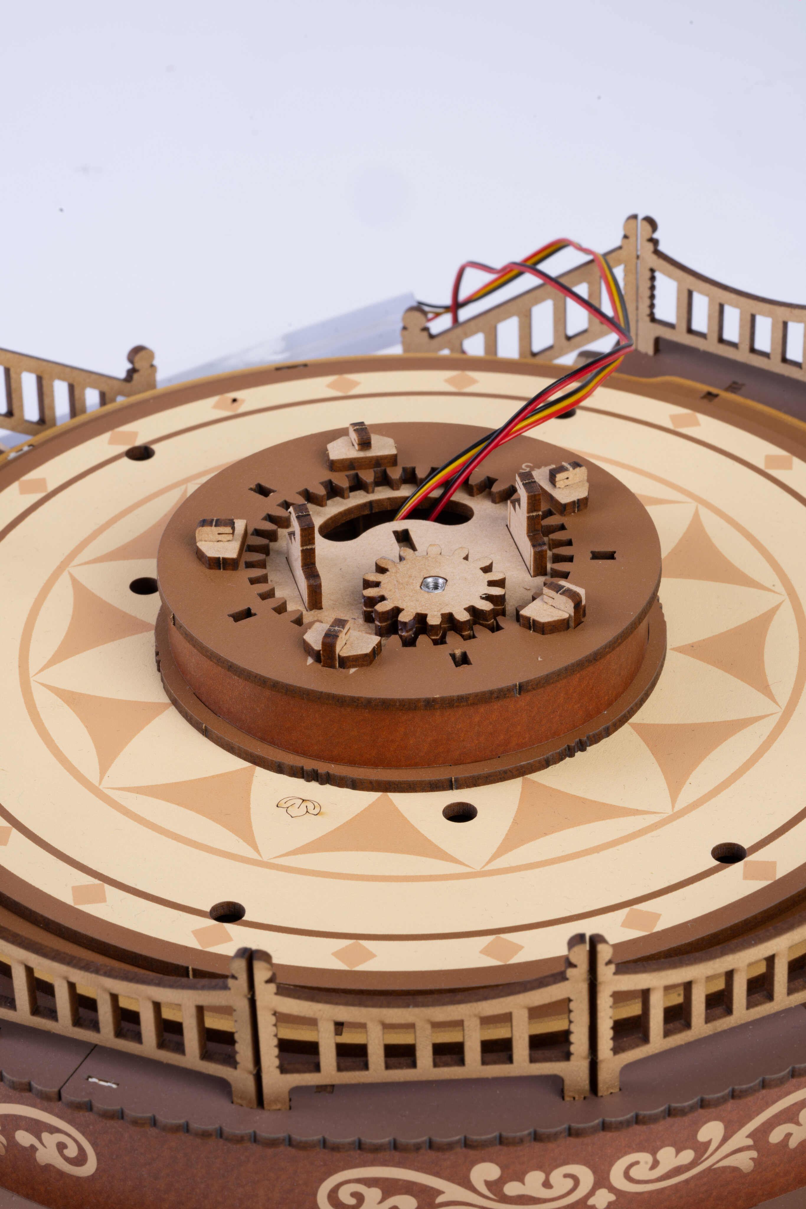 Maquete de Madera Classic Carousel 23