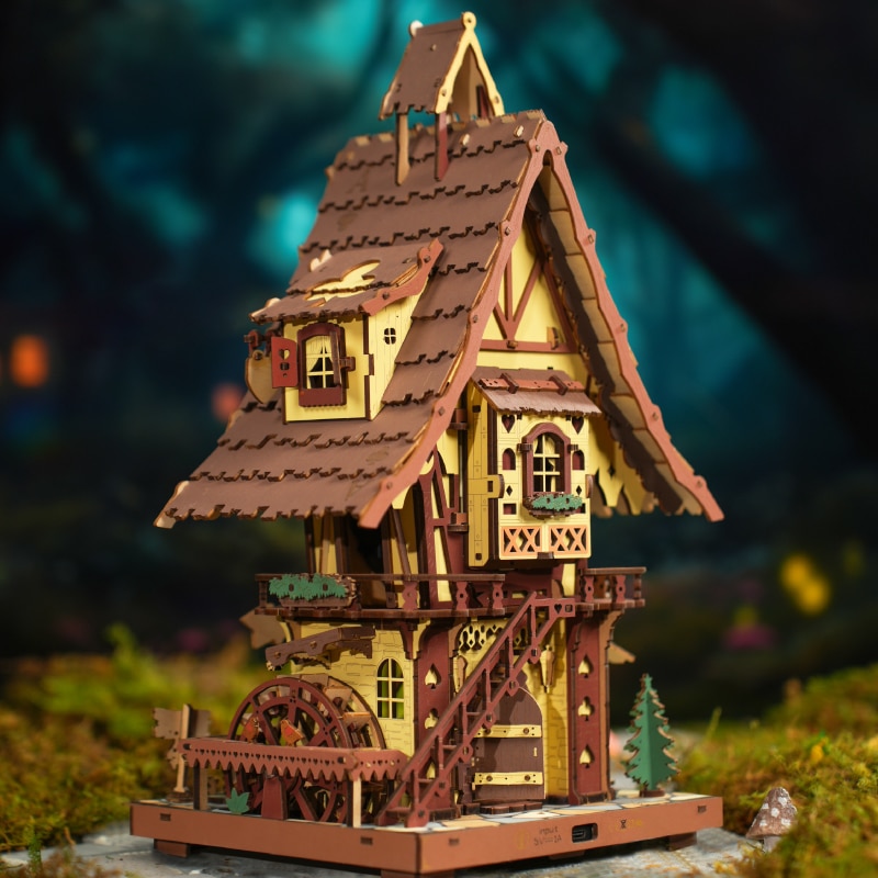 Maquete de Madeira  Cuckoo Clock Mechanical 2