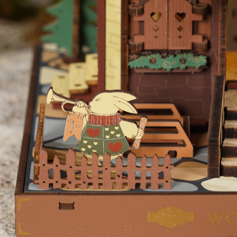 Maquete de Madeira  Cuckoo Clock Mechanical 14