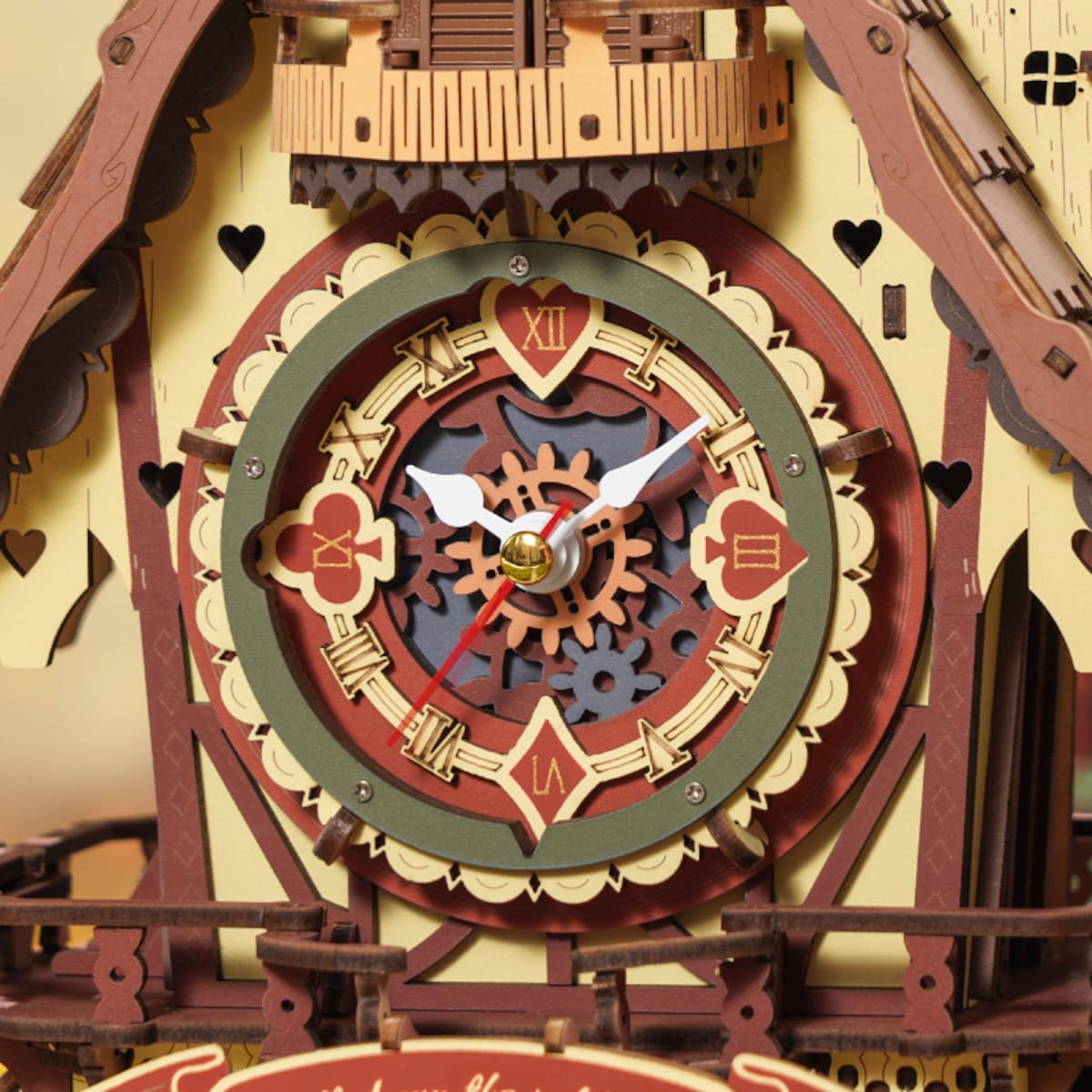 Maqueta de madera Robotime Cuckoo Clock Mechanical 15