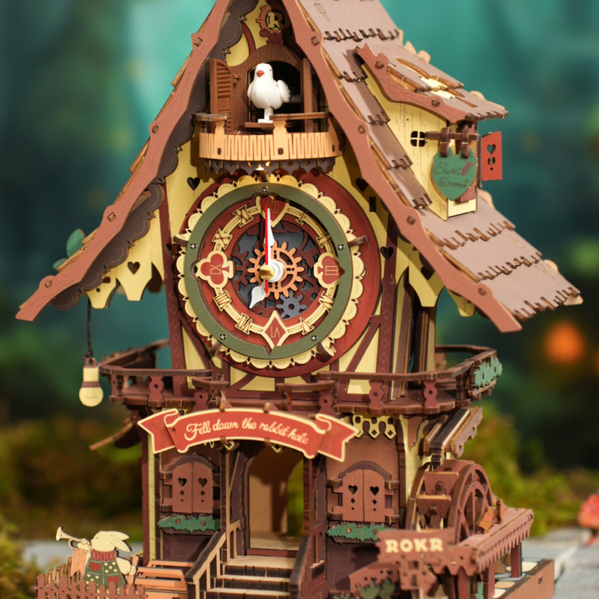 Maqueta de madera Robotime Cuckoo Clock Mechanical 20