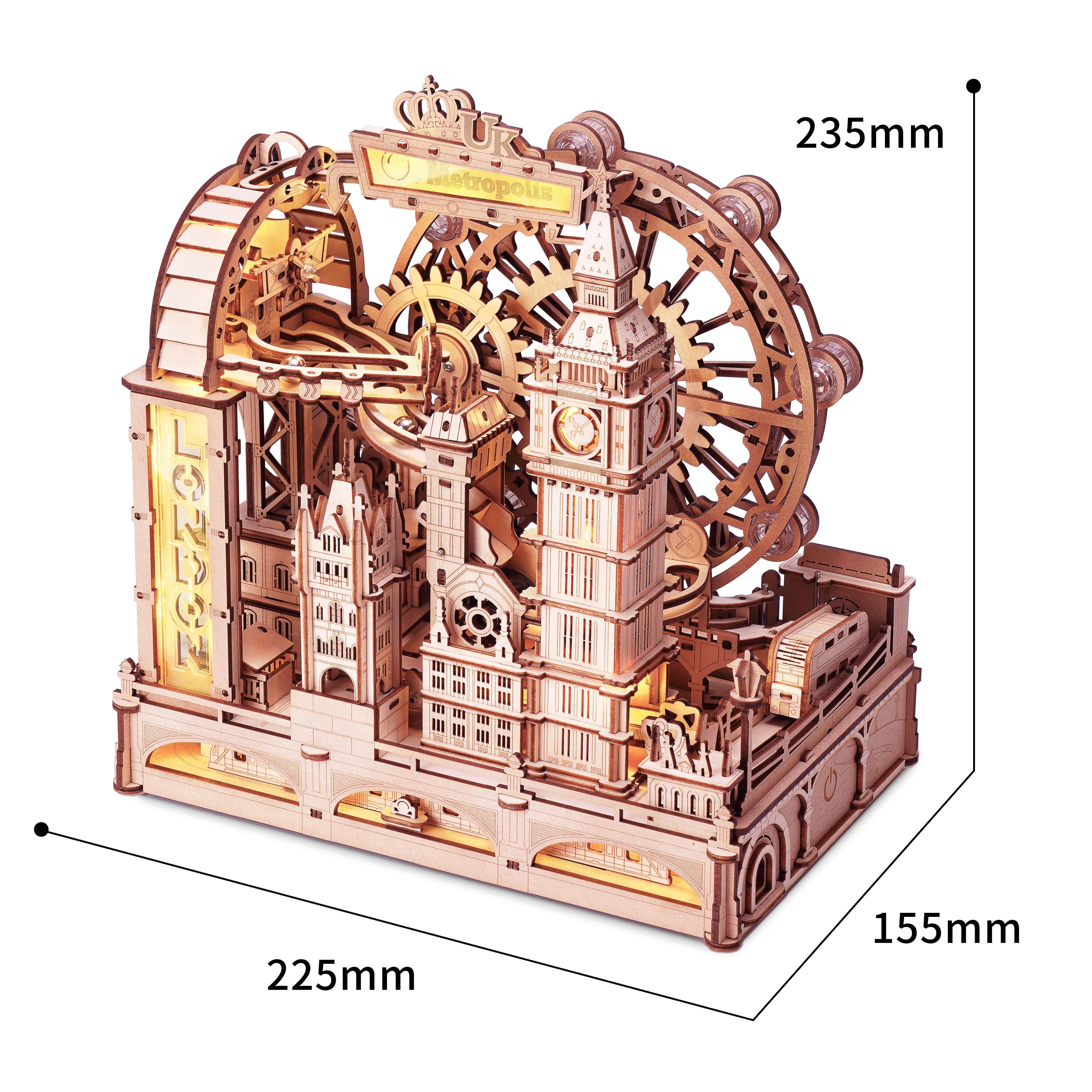 Maquete de Madeira London Marble Run 3