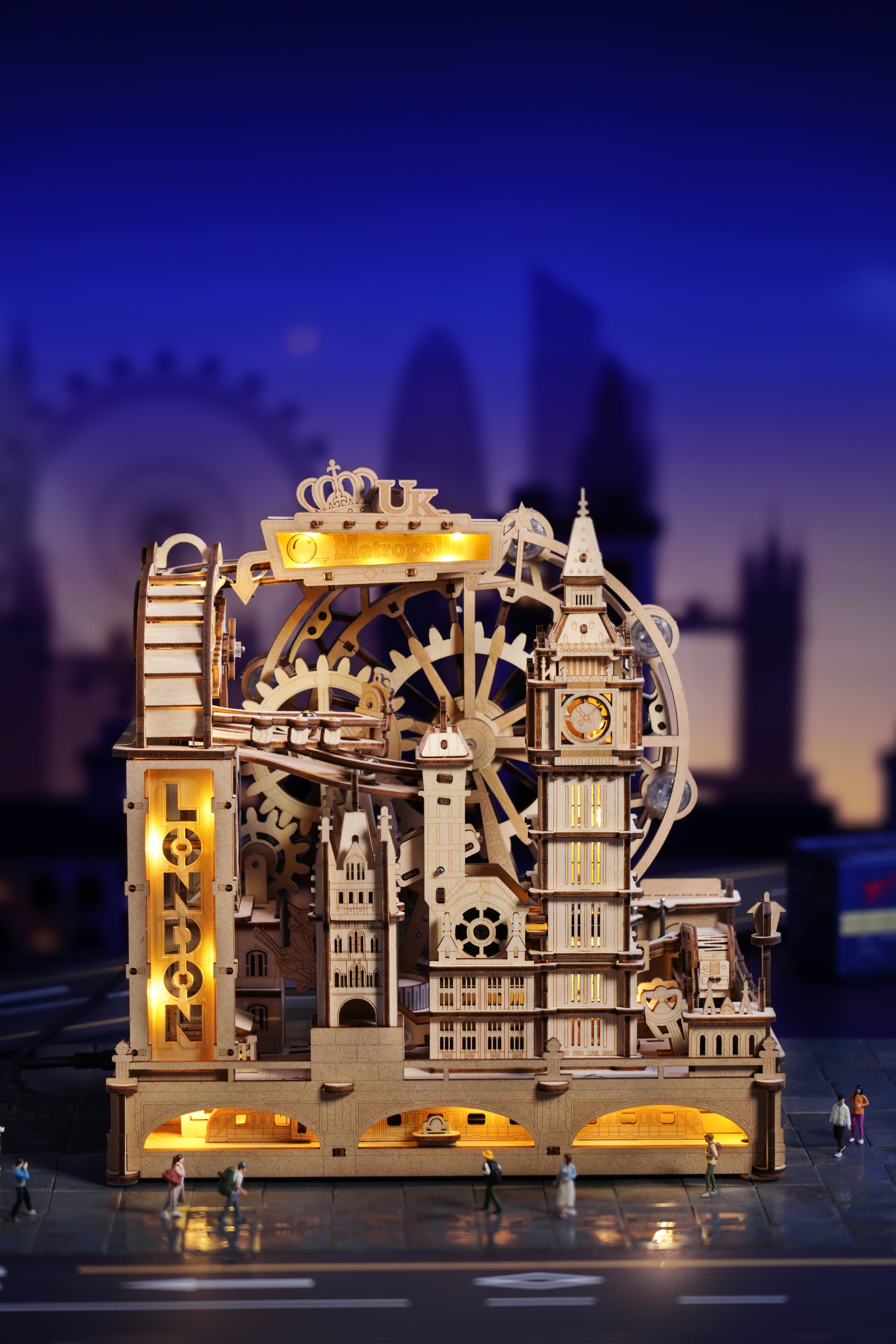 Maquete de Madeira London Marble Run 5