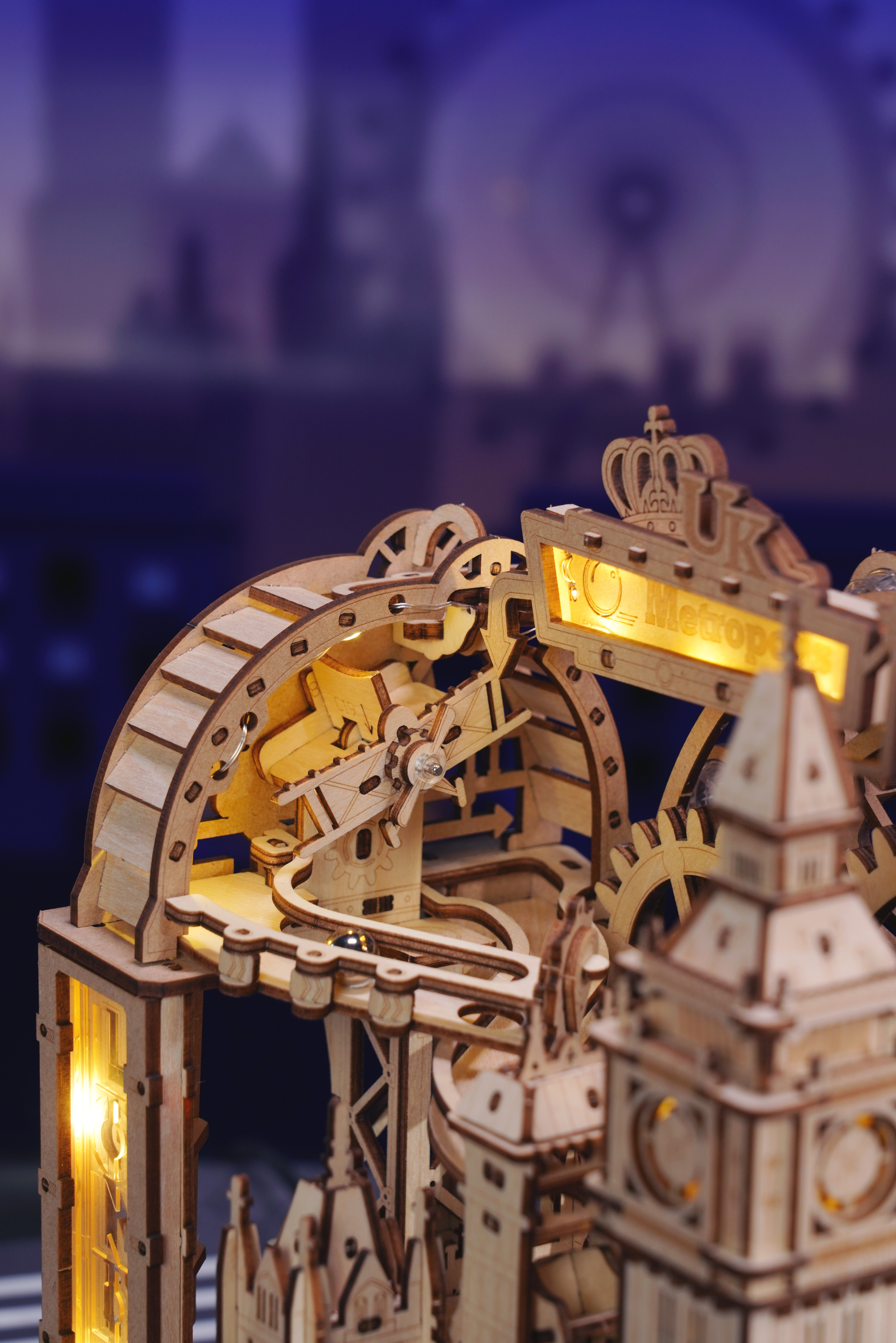 Maquete de Madeira London Marble Run 8