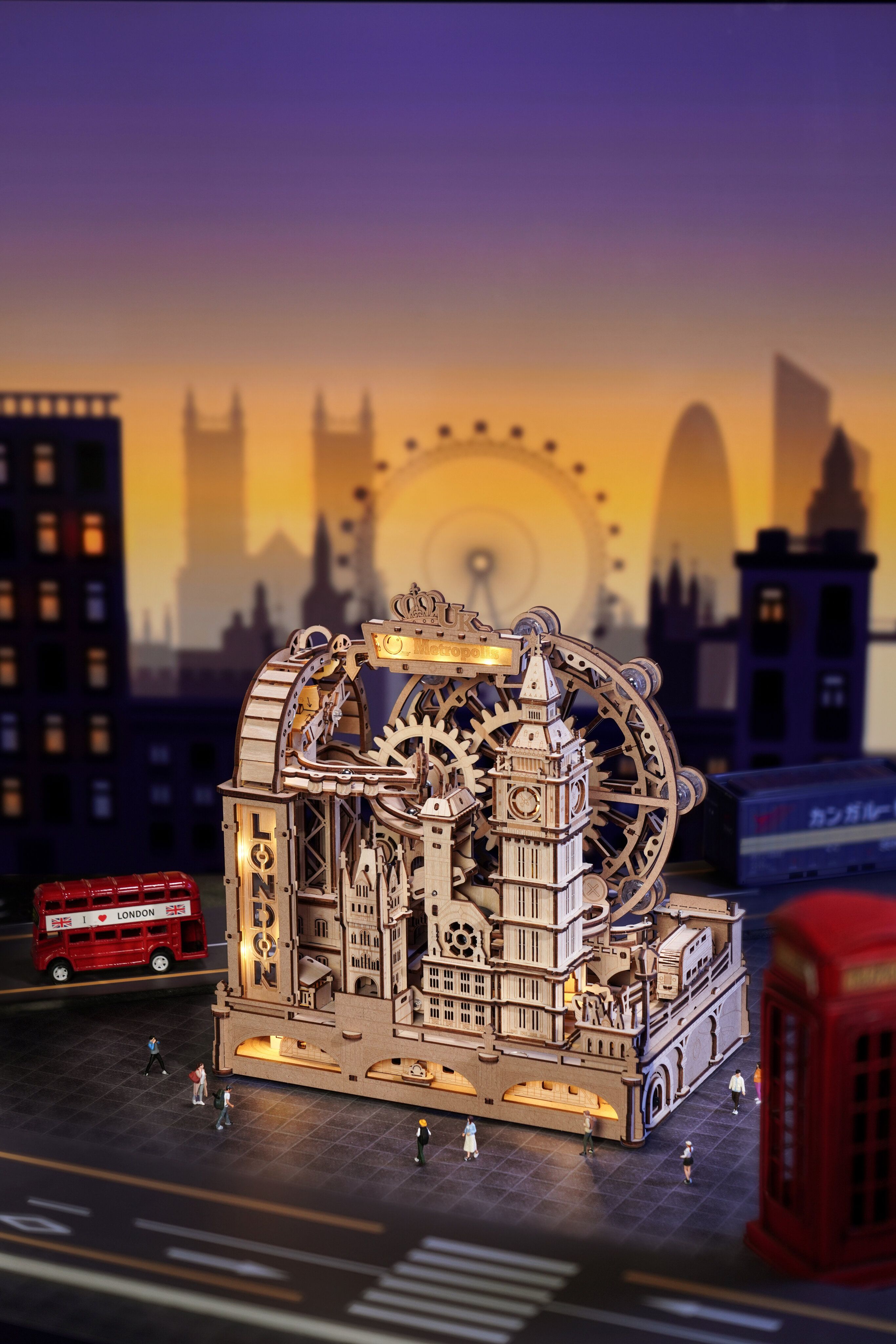 Maquete de Madeira London Marble Run 18