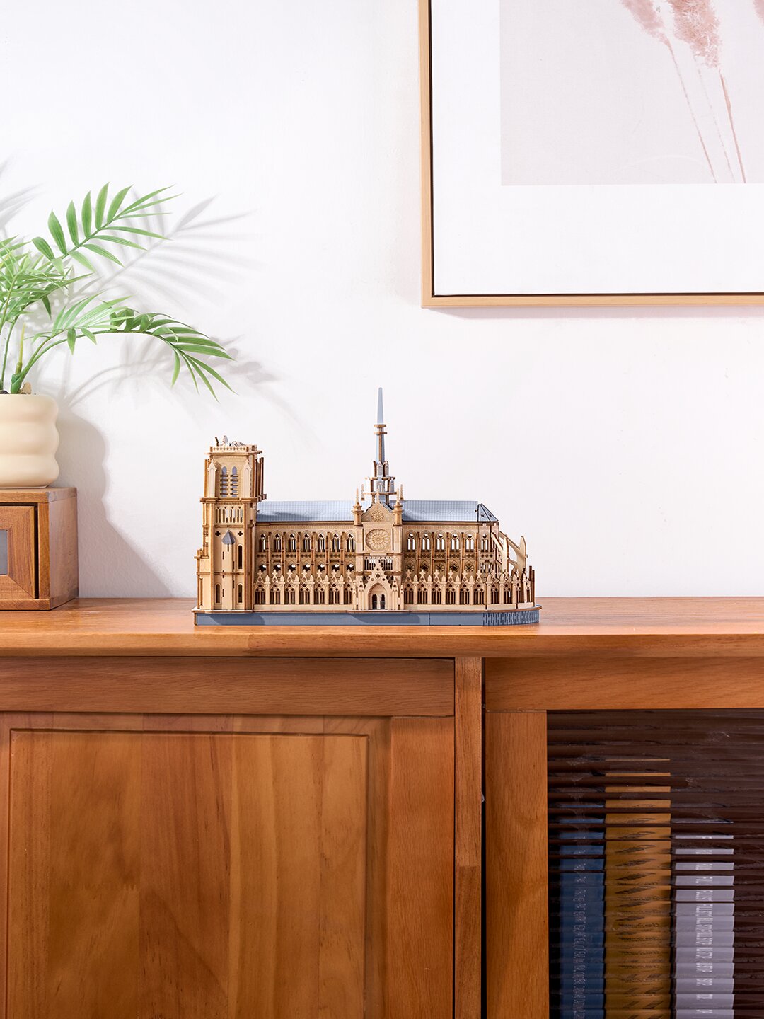 Maquete de Madeira Paris Cathedral 11