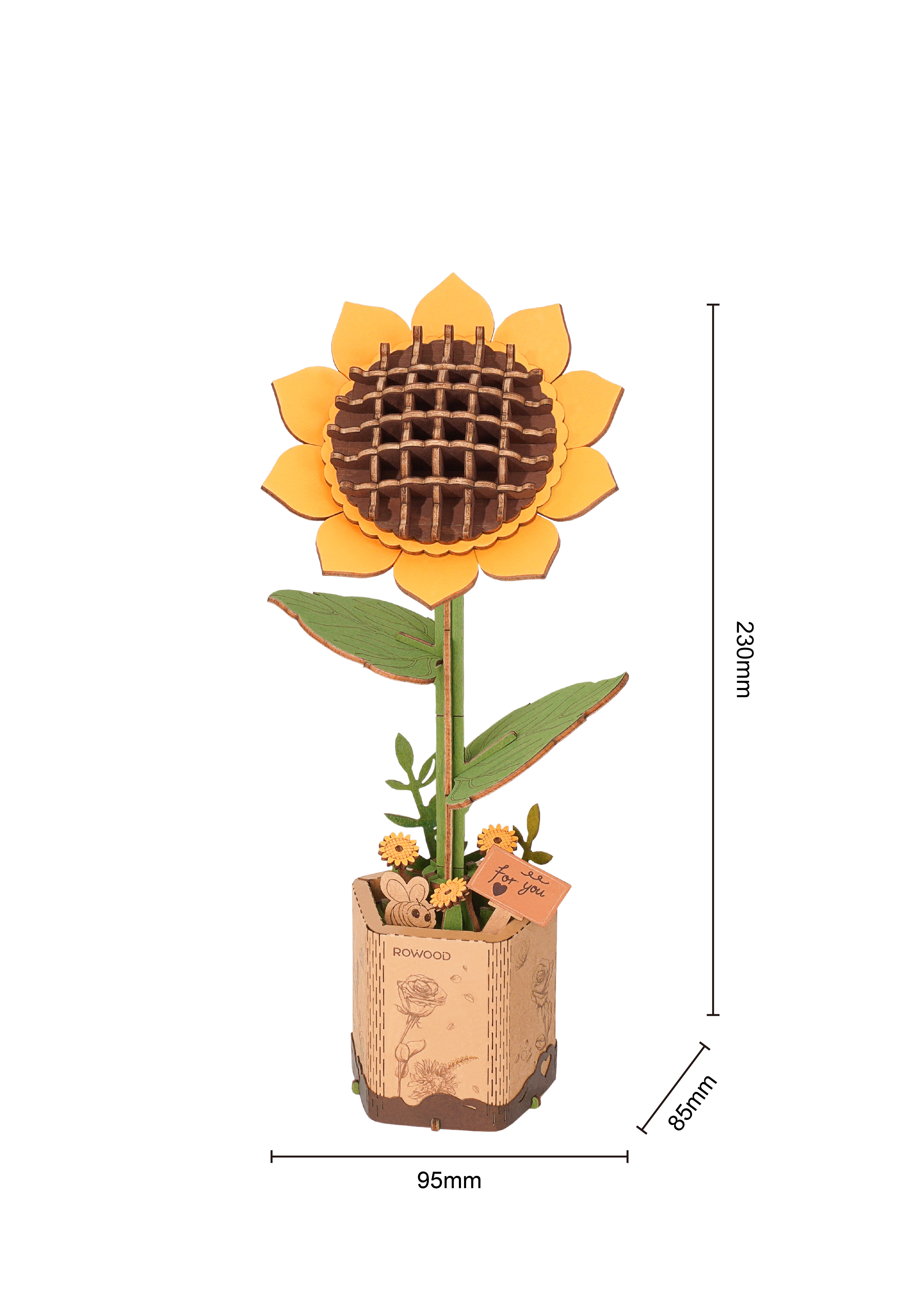 Maquete de Madeira Girasol 3