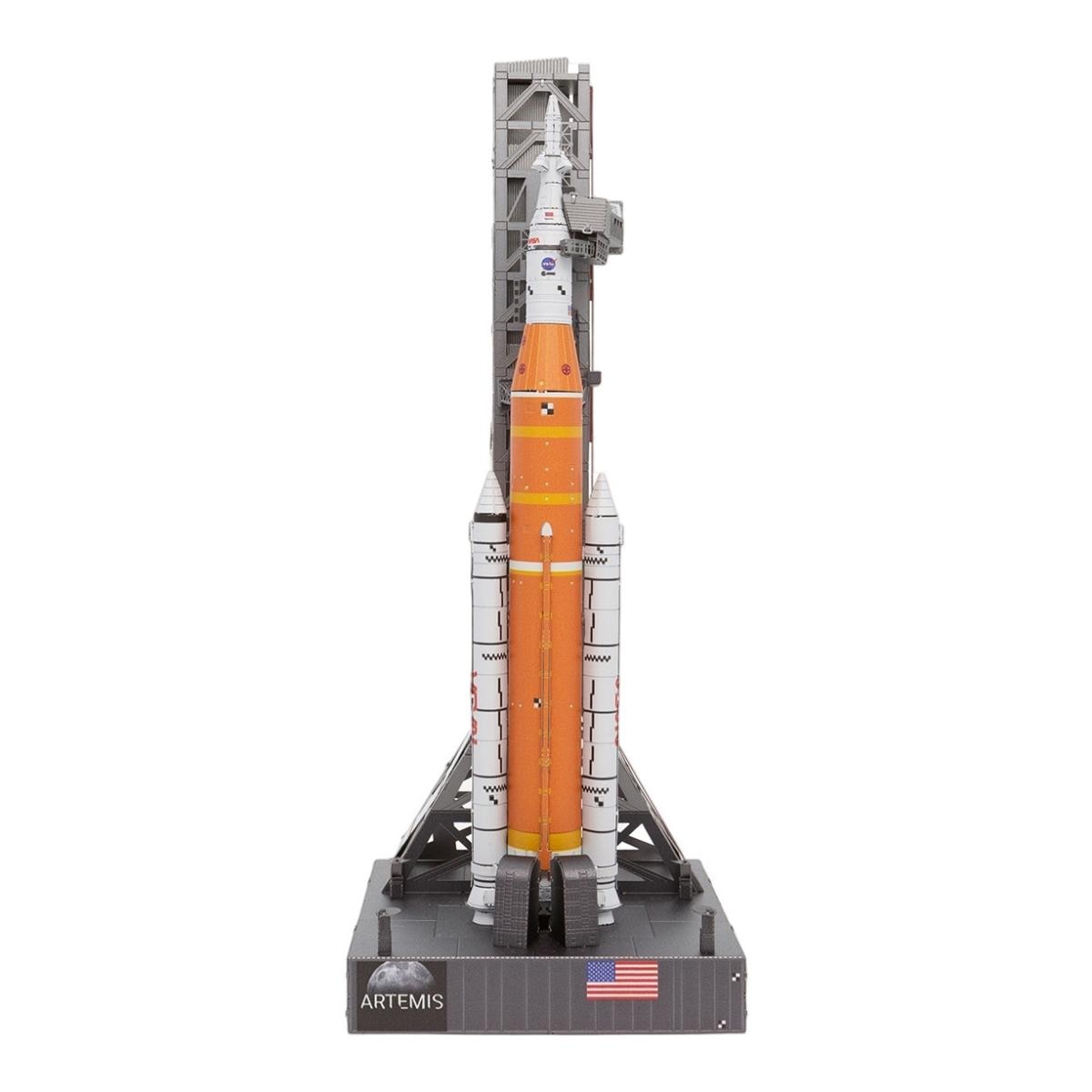 Maquete de Metal Metal Earth Artemis Moon Rocket 3