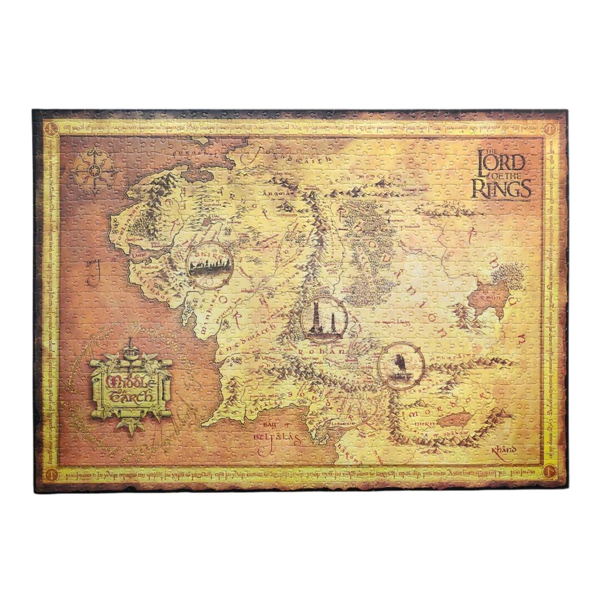 Puzle Paperblanks El Señor de los Anillos Mapa de la Tierra Media de 1.000 piezas 3