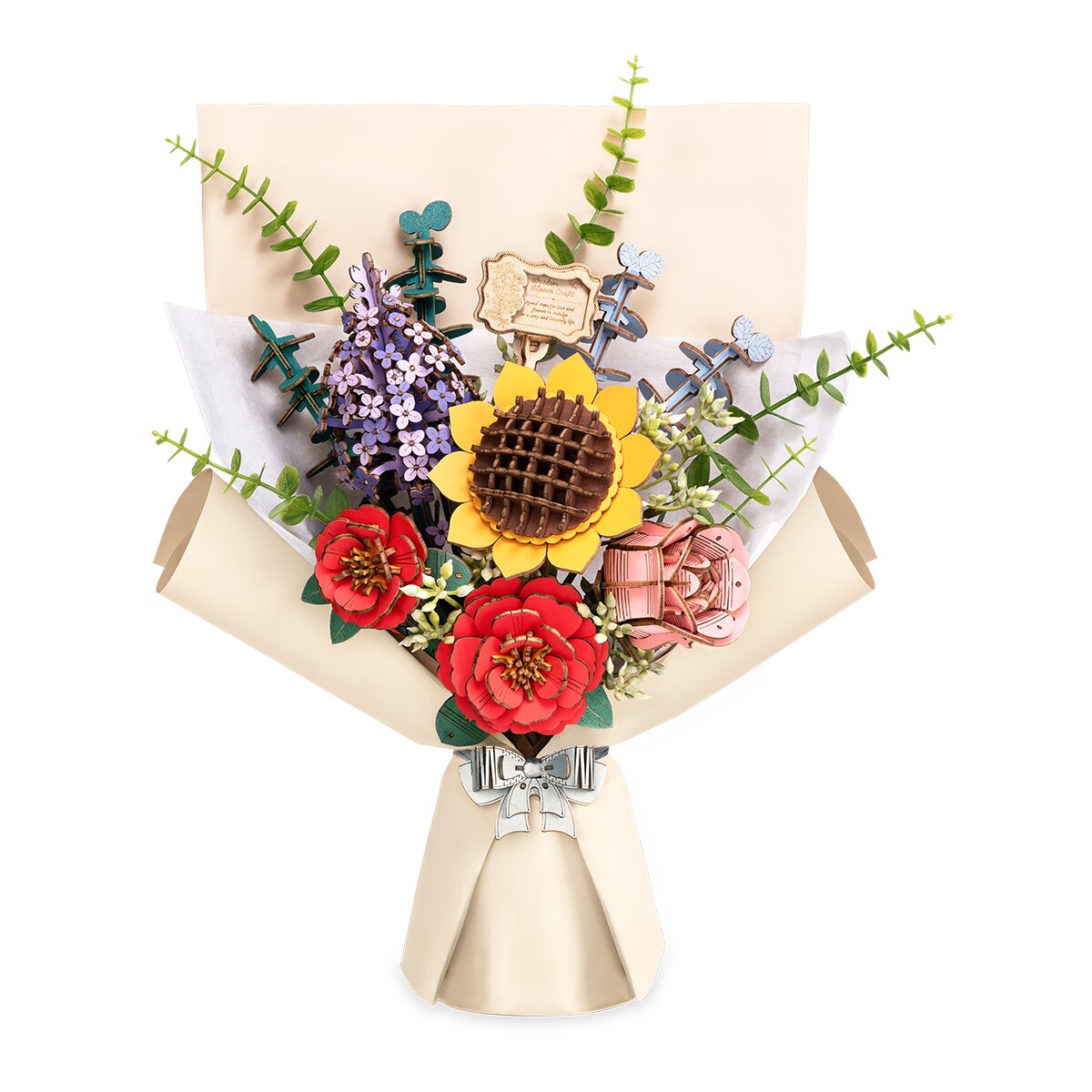 Imagem 0 de Maquete em Madeira Rowood Flower Bouquet
