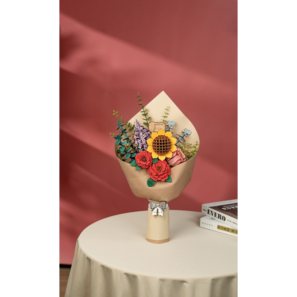 Maquete em Madeira Rowood Flower Bouquet 5