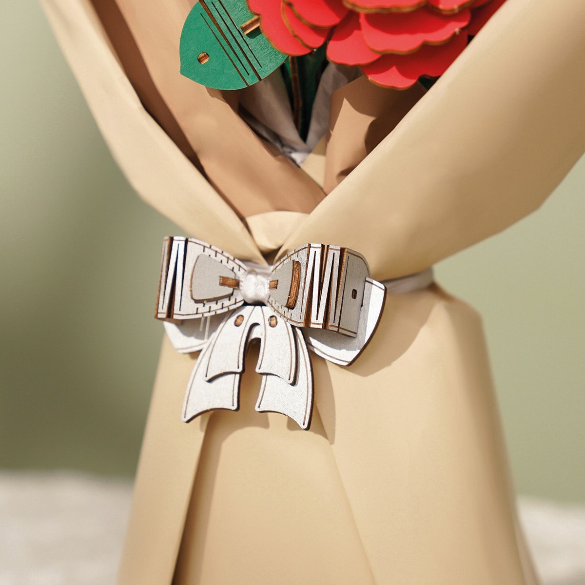 Maquete em Madeira Rowood Flower Bouquet 9