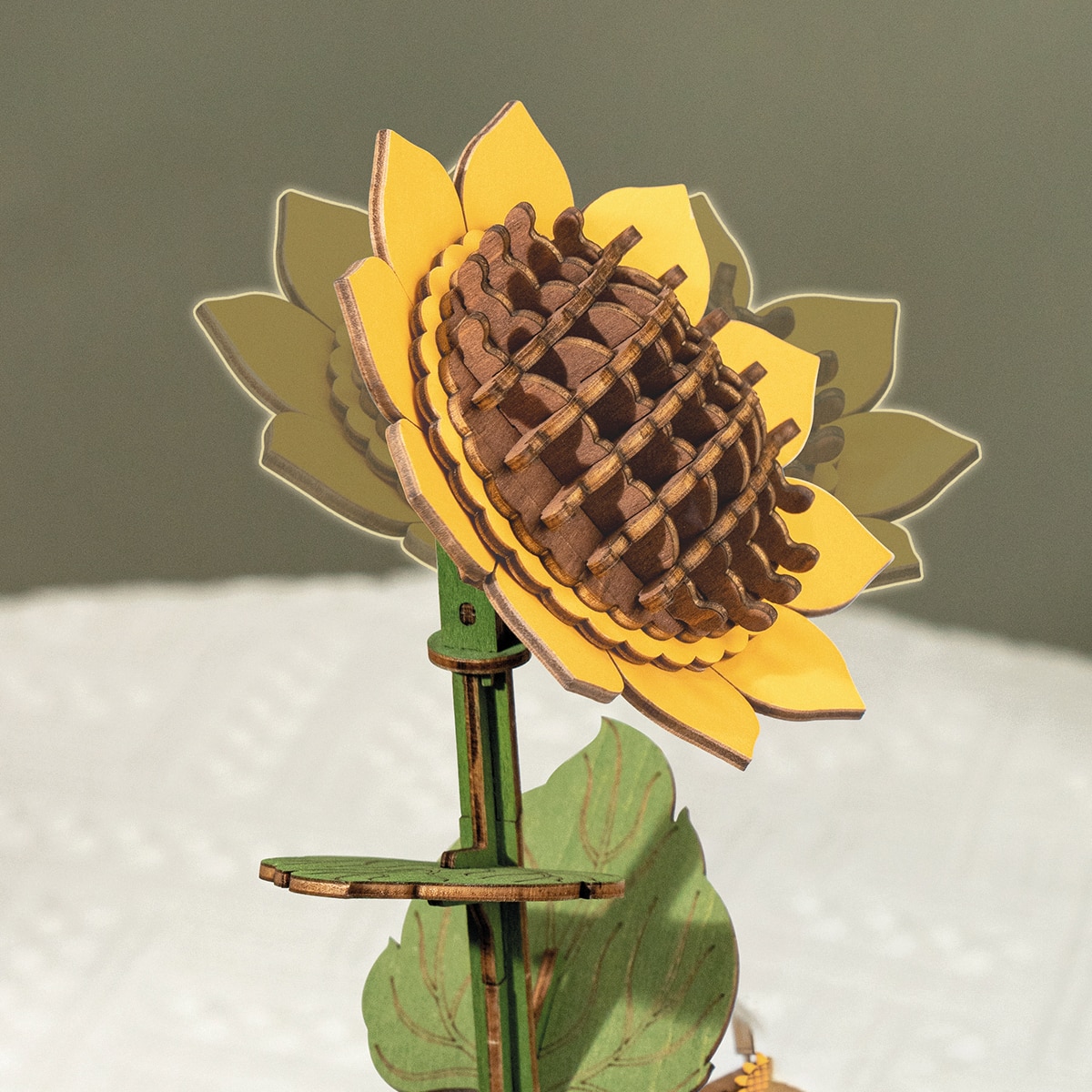 Maquete em Madeira Rowood Flower Bouquet 11