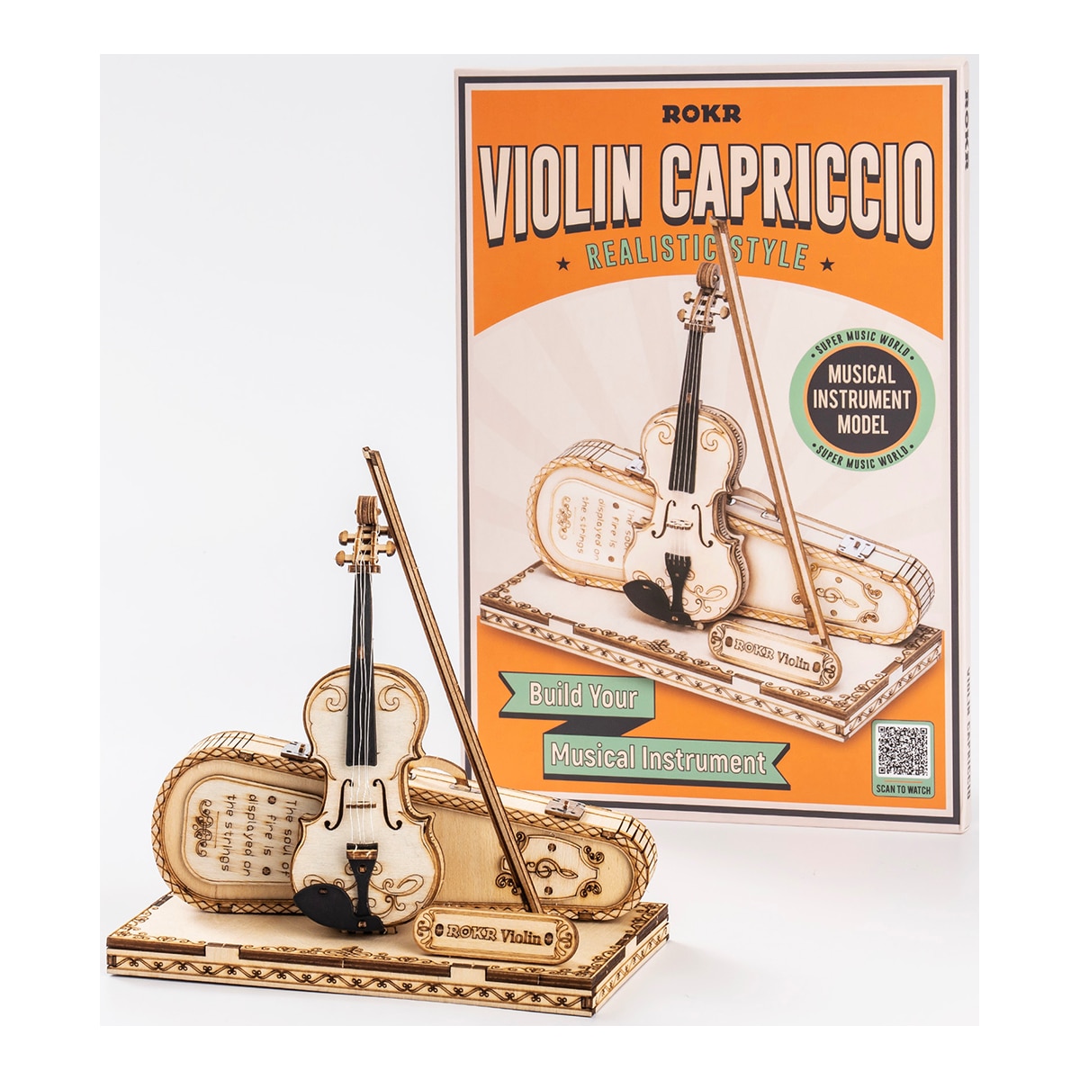 Maquete em Madeira Rokr Violin 6