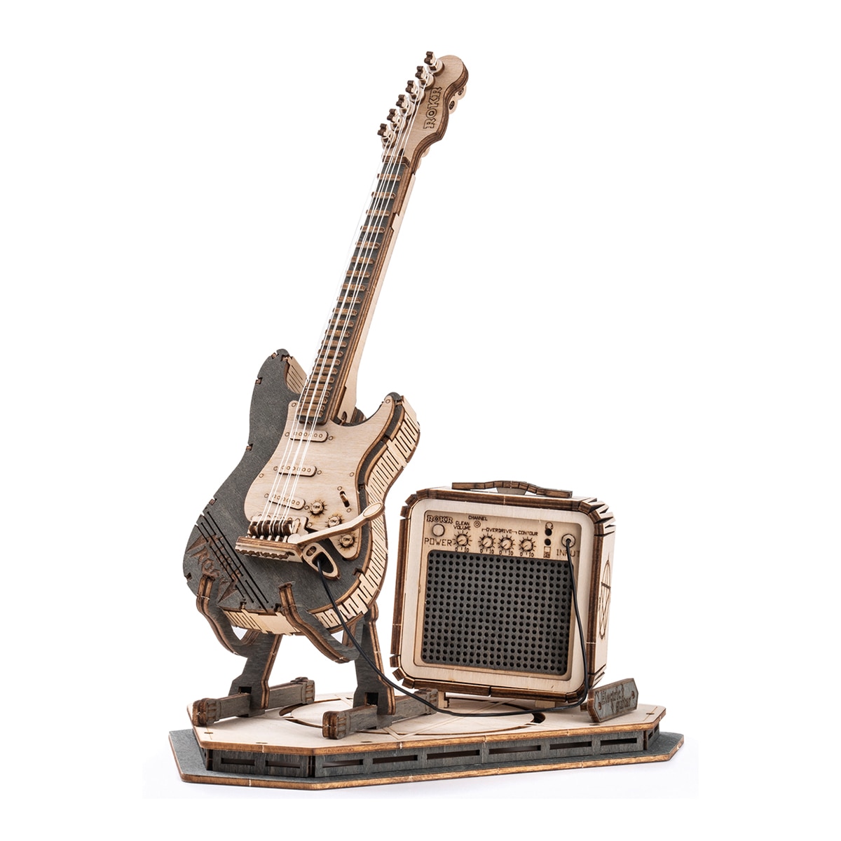 ROKR - Maqueta de madera Rokr Electric Guitar.