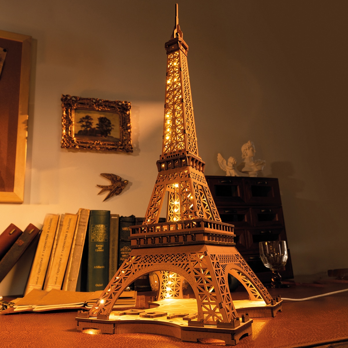 Maquete em Madeira Rokr Eiffel Tower 6